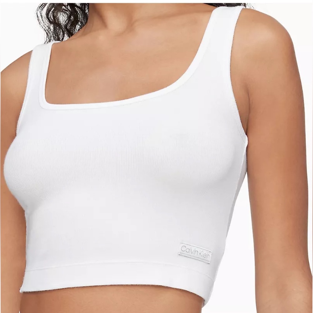 Calvin Klein Pure Ribbed Sleep Tank Top